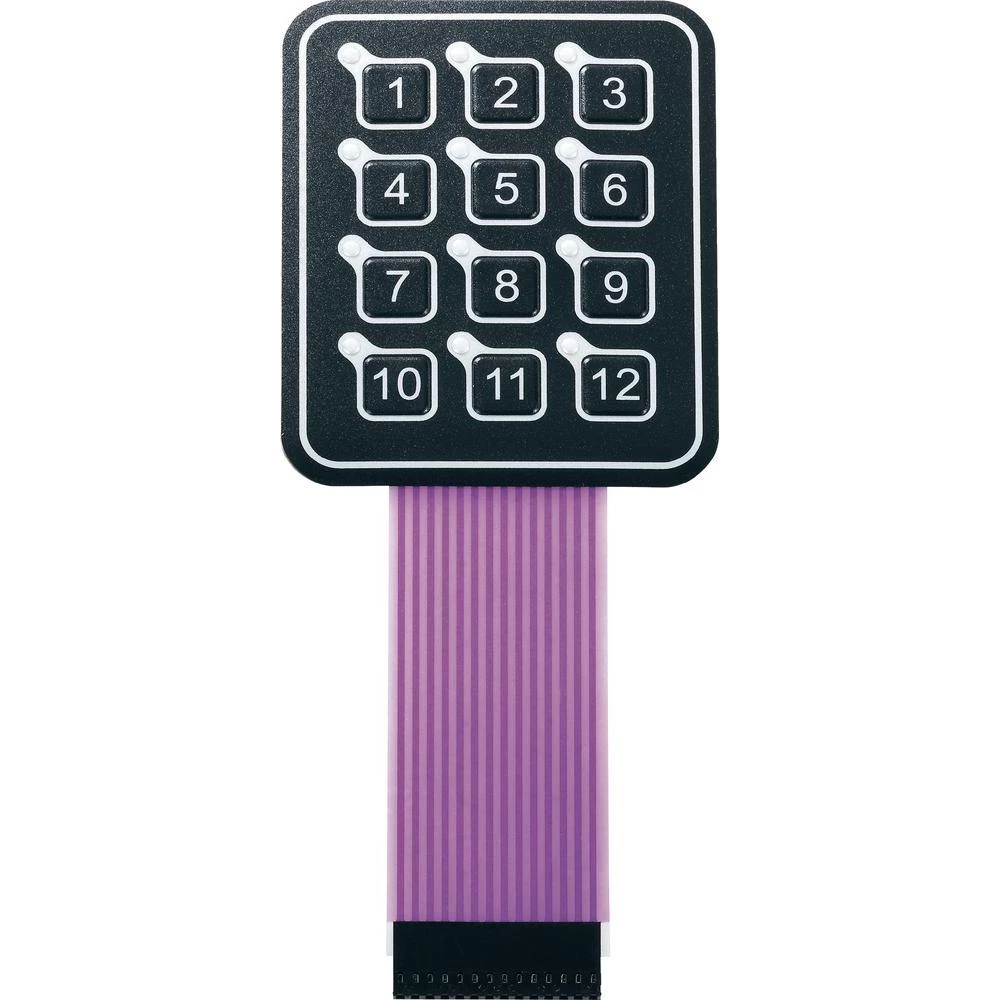 APEM Osvetljena tipkovnica s folijom AC3560ILL matrix 3 x 4opterećenje kontakta slika