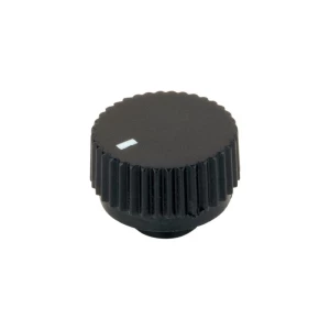 Vrtljivi dugme s pričvrščivačemKNOPF 17/6 mm crna promjer osi6 mm slika