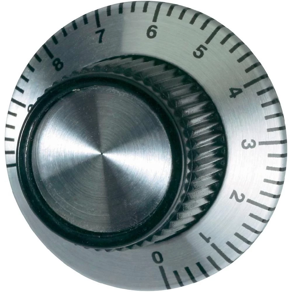 Univerzalno dugme za uređaje s ljestvicom eloksiran aluminij promjer osi 8 slika