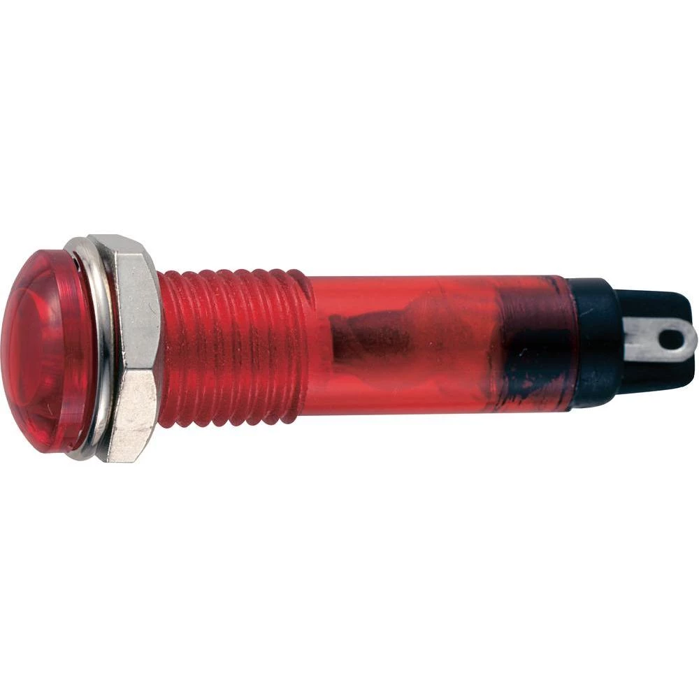 Standardnana signalna svjetiljka, 12 V/AC, crvena slika