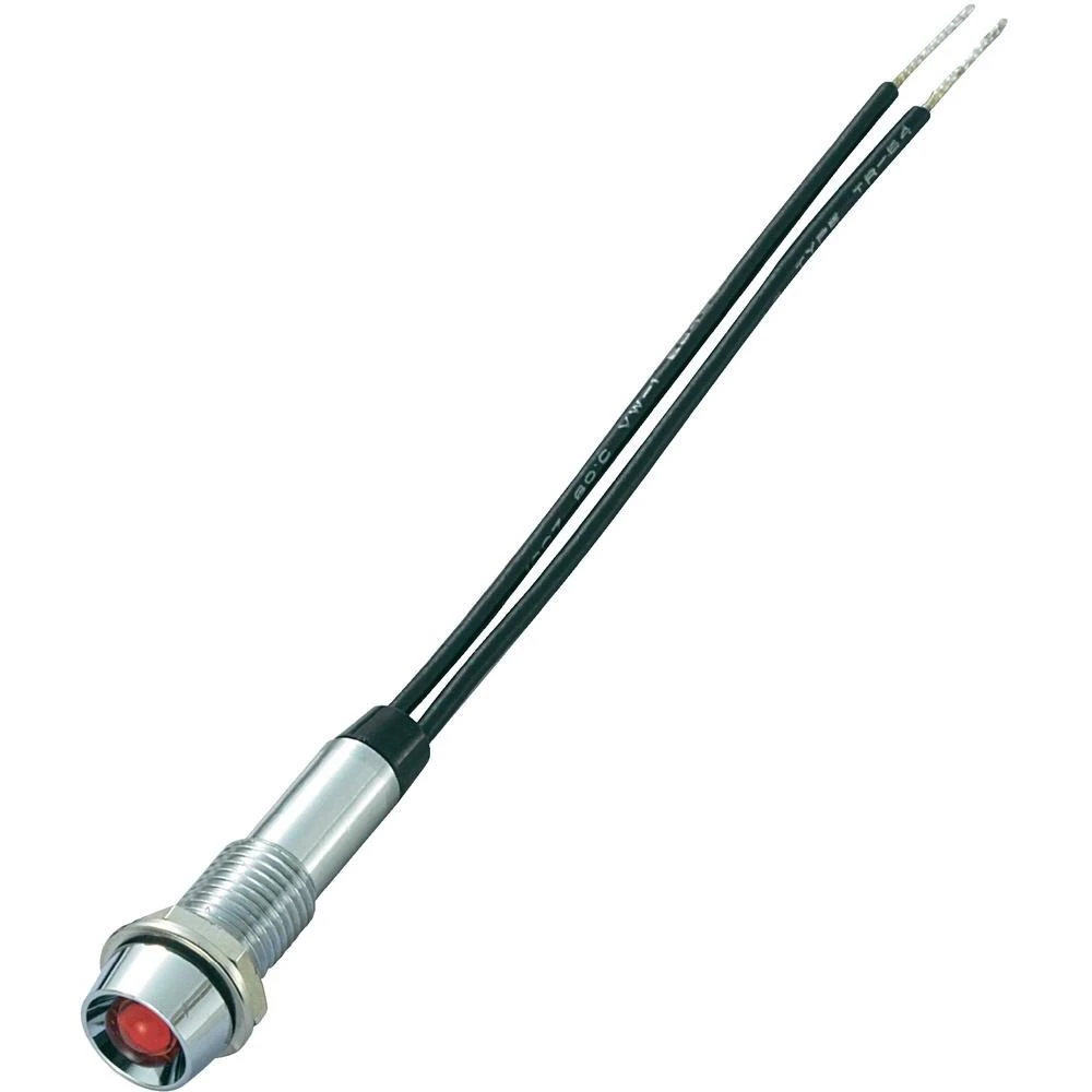 Neonsko miniaturno signalno svjetlo 230 V/AC, crveno, Sedeco slika