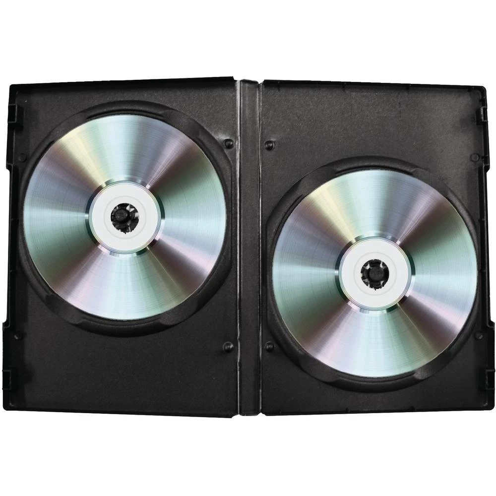 Dvostruka kutija za CD/DVD medije od plastike slika