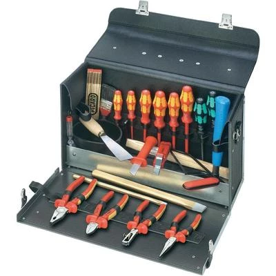 Vrhunski kofer za alat za elektroinstalaterske radove, 24 dijela. slika