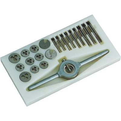 30-dijelni komplet HSS navojnih noževa veličine M1 - M2,5 slika