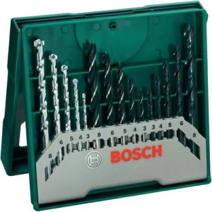 Bosch 15-dijelni komplet svrdla za beton, drvo in metal, 2607019675 slika