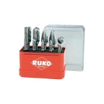 10-dijelni komplet nastavaka za rezkanje RUKO 116002 tvrdi metal promjer noge (