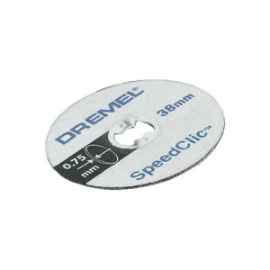 5 tankih rezalnih ploča DremelSpeedClic SC409, 2615S409JB,O: 38 mm, unutarnji O: slika