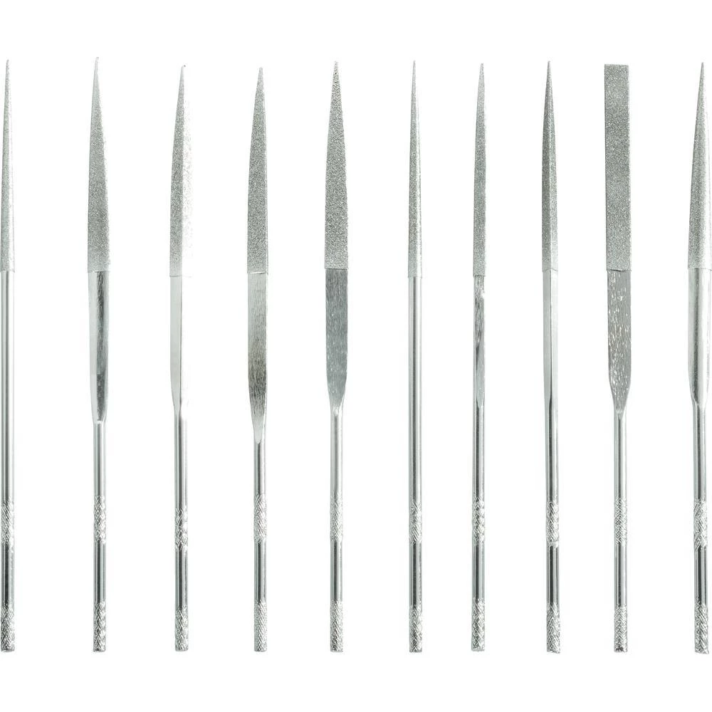 Diamantne pile Toolcraft 821024, dužina: 50 mm, 10-dijelni komplet slika