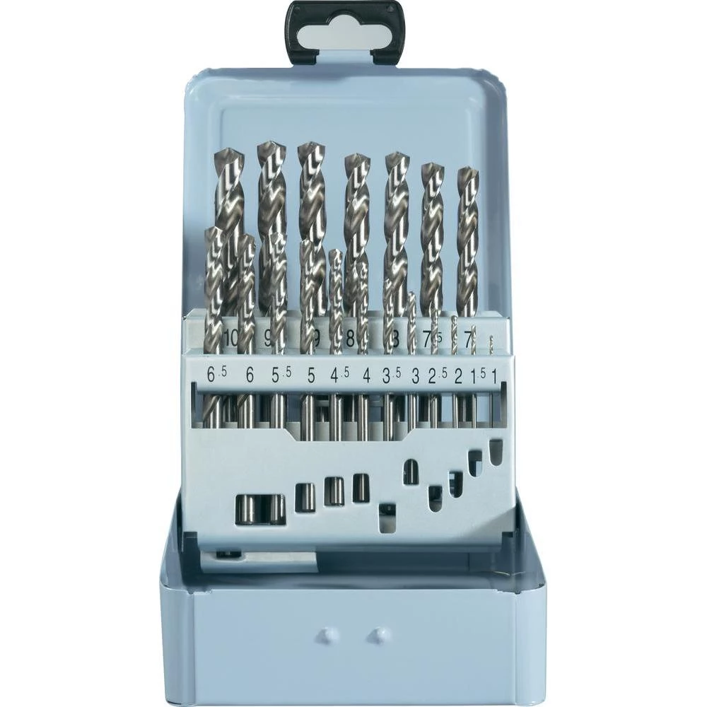 Komplet od 19 komada spiralnih svrdla od kobalt-nehrđajućegčelika HSS-Co prema n slika