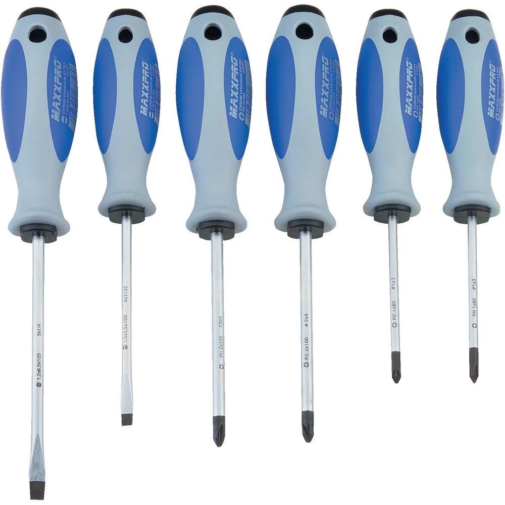 Odvijač za radionicu, prorez/PH/PZ, komplet od 6 komada. slika