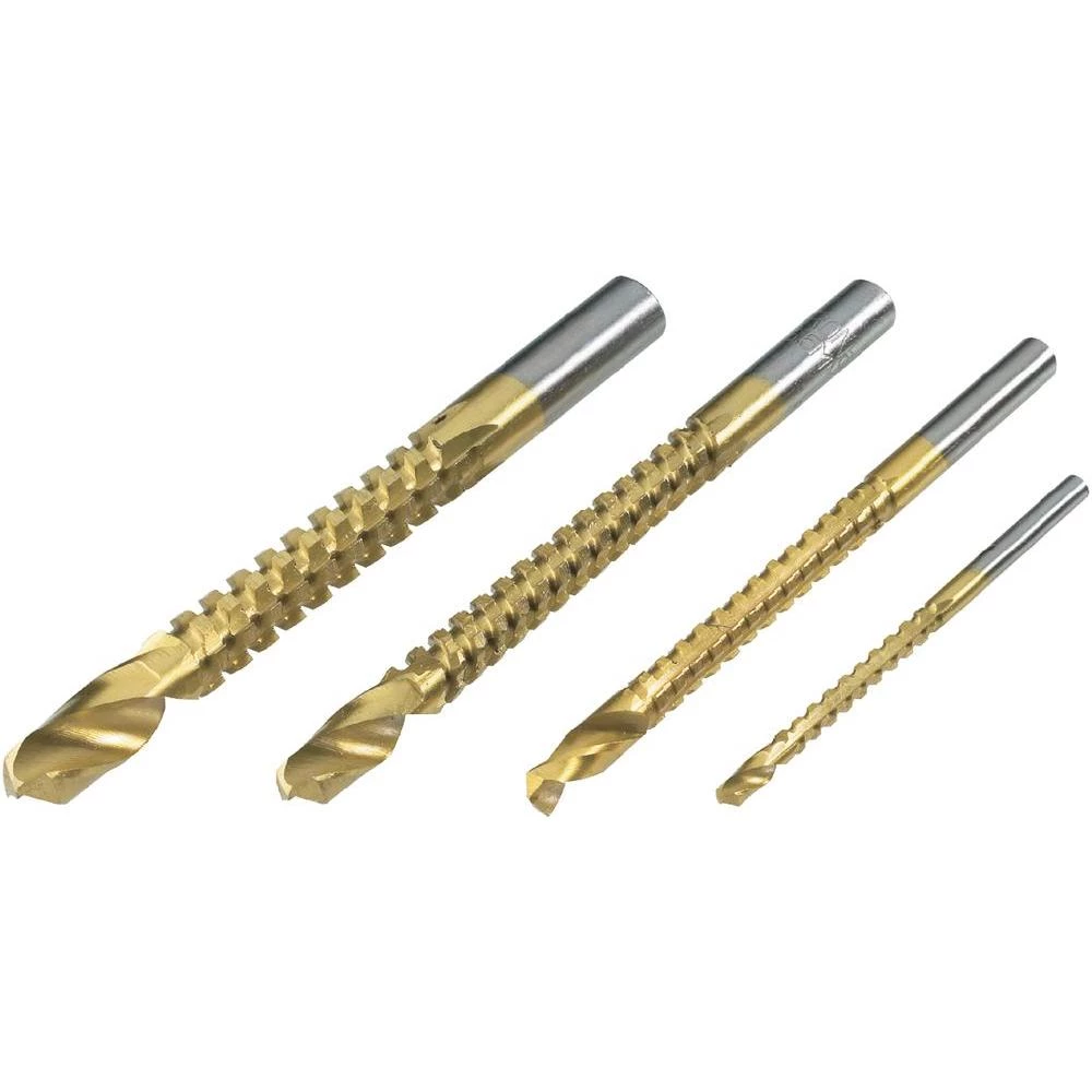 Glodalo s titanijevim nitridom, komplet od 4 komada. slika