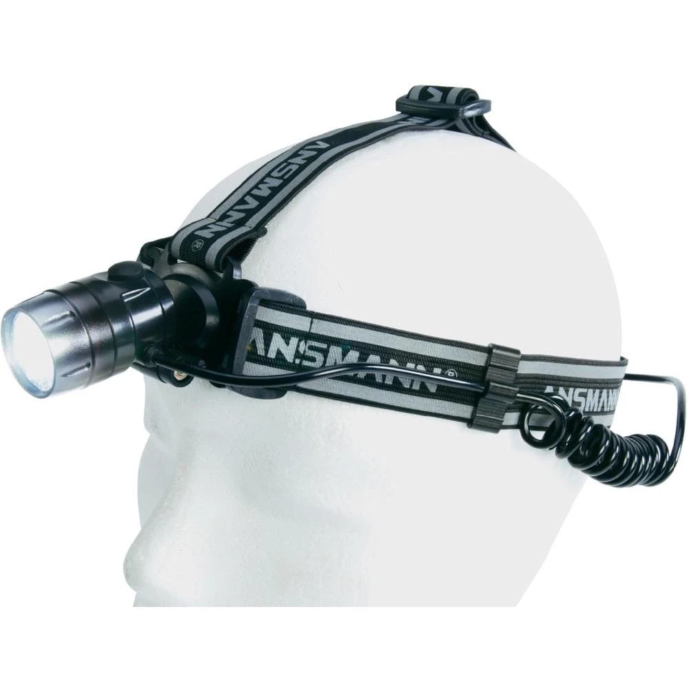 LED svjetiljka za glavu AnsmannHD3 5819073-510 sa zadnjim svjetlom, 10 h, crna slika
