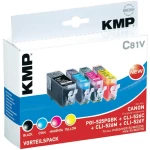 KMP patrona za ispis/tinta C81V / 1513,0050 /zamjena za Canon PGI-525BK,CLI-526C