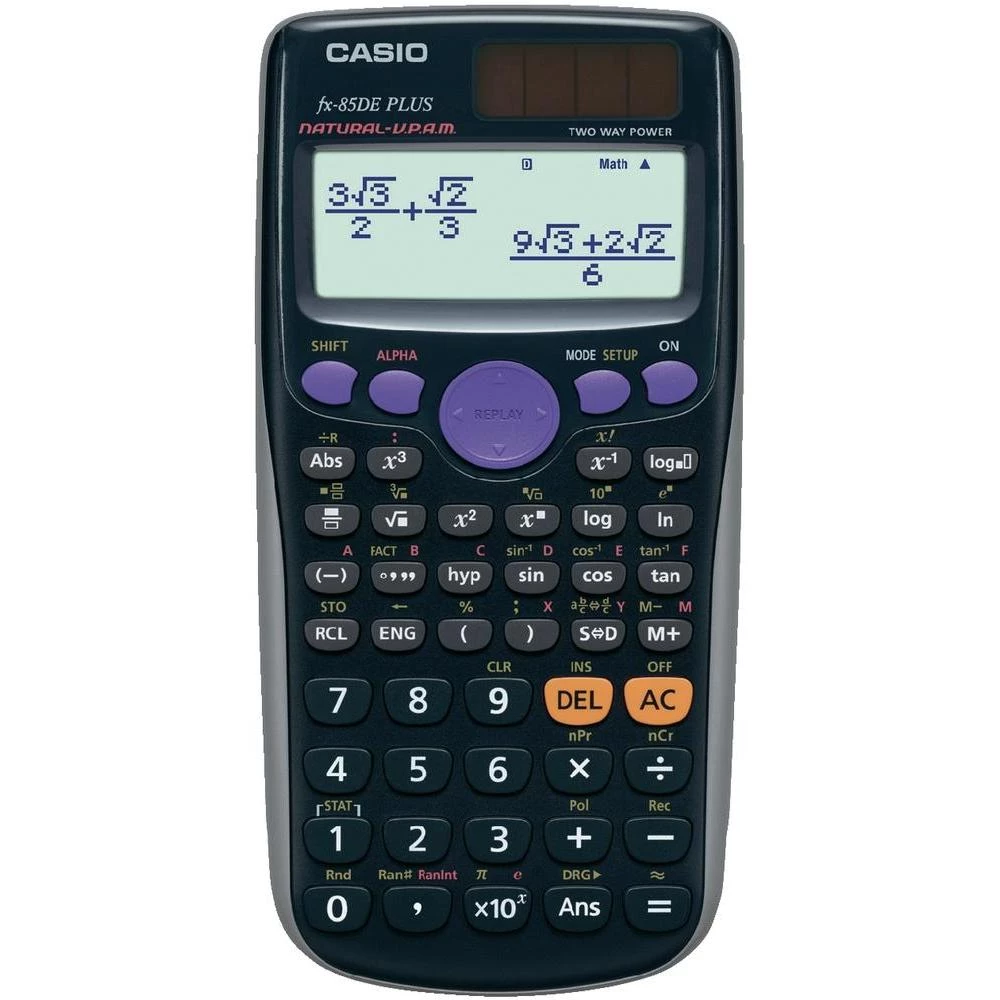 kolski kalkulator Casio FX-85DE PLUS slika