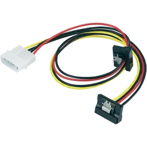 Električni adapterski kabal SATA, 2 x ugaoni utikač slika