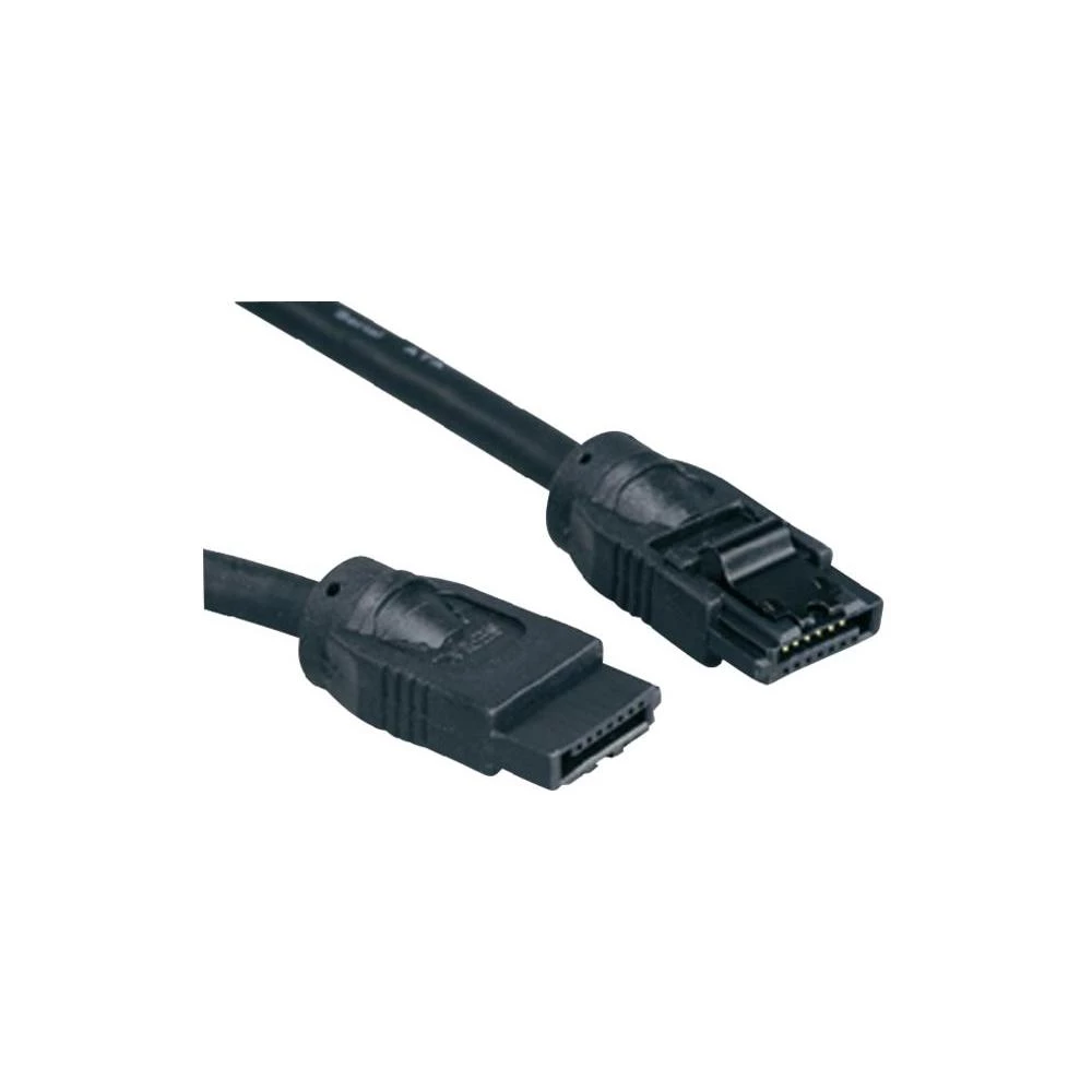 Kabal SATA III Akasa, crn, 1 m slika