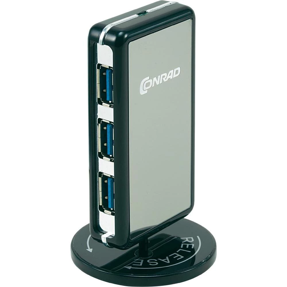 USB 3.0 čvorište s 4 ulaza u kombinaciji s adapterom napajanja slika