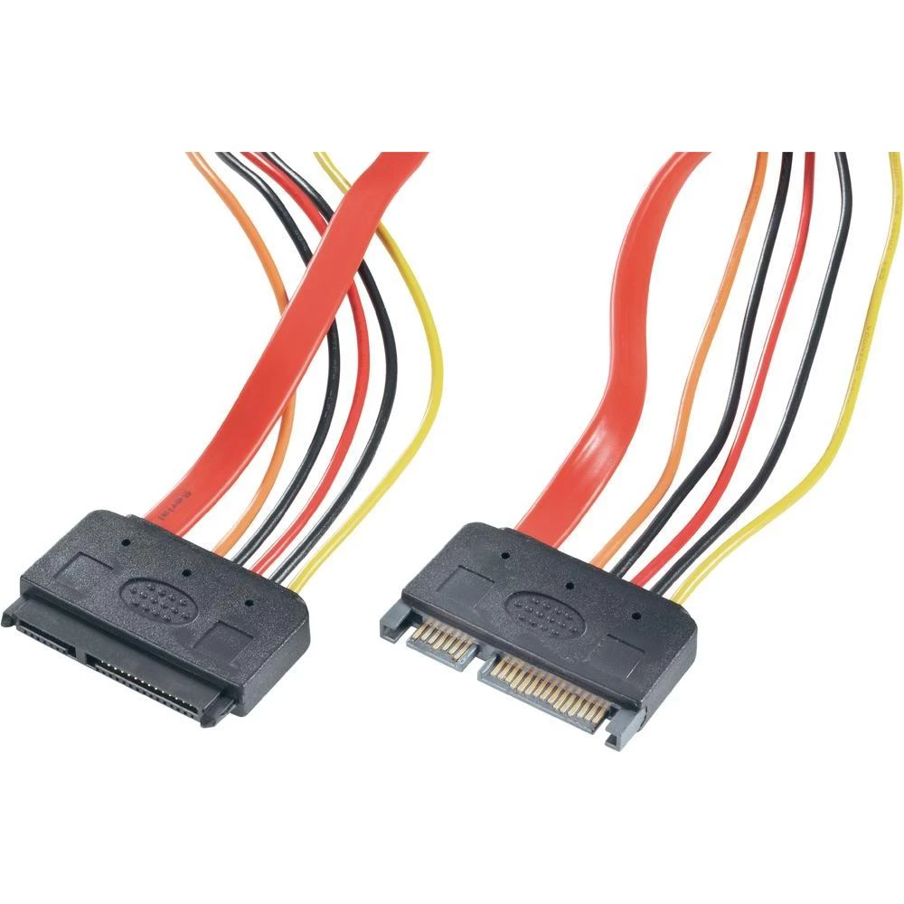 Kombinirani produžni kabal SATA 50 cm, bulk slika