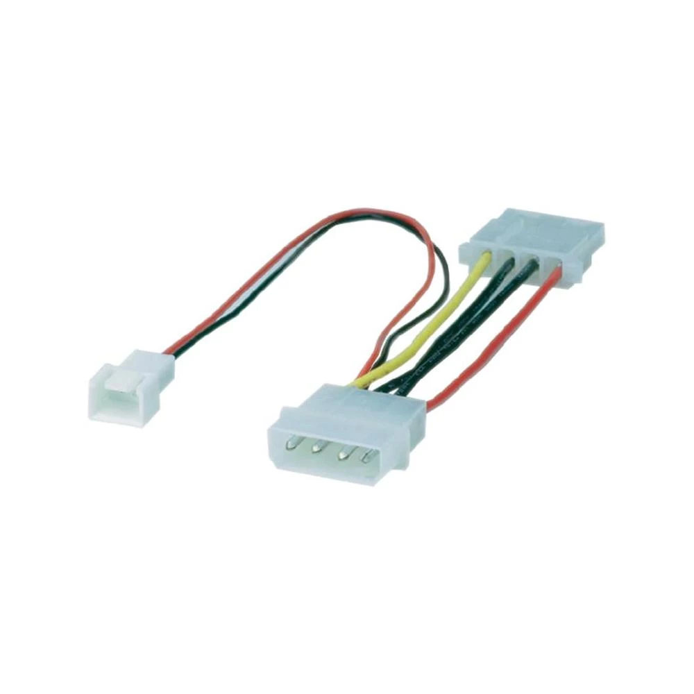 Adapterski kabal za ventilatore osobnog računara, 4-polni./3-polni. 10 cm slika