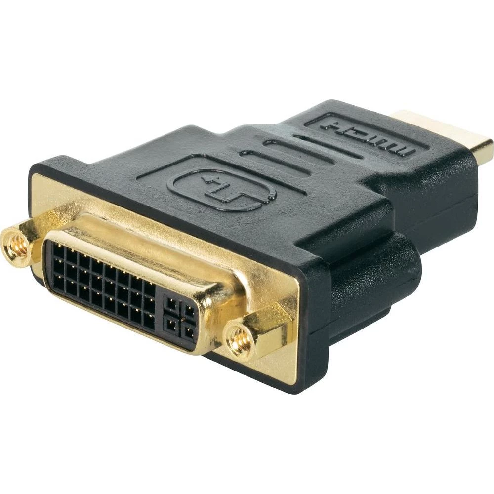 HDMI-/DVI-I-adapter, moški naženski konektor slika