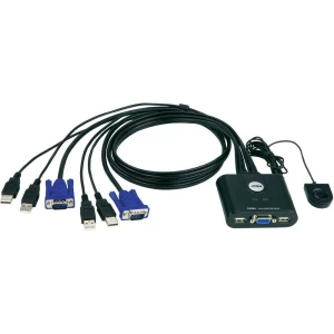 2-vratna KVM-sklopka Aten, USB, VGA slika