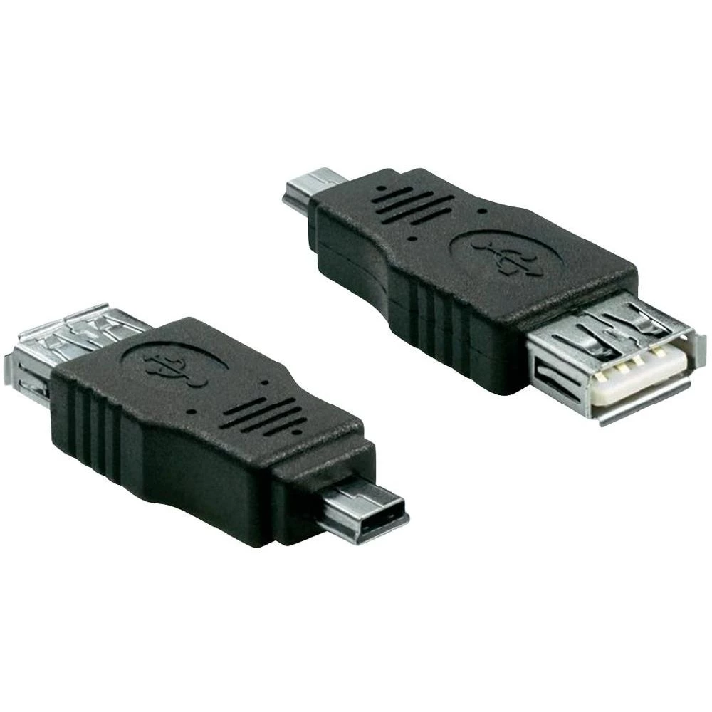 Delock USB Adapter USB 2.0 priključak A / USB 2.0 utikač Mini-B slika