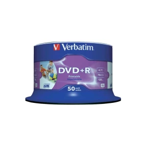 Verbatim VERBATIM DVD+R 4,7GB,16 x 50 komada SP PRINT slika