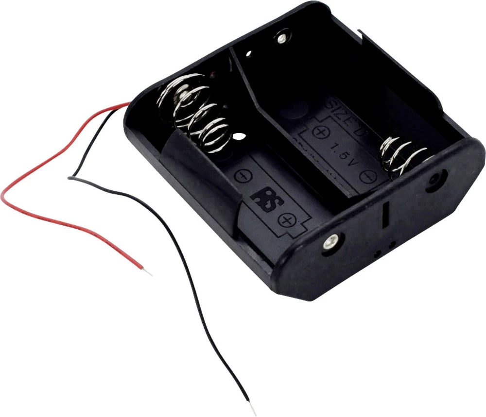 Baterije - držač 2x Mono (D) Kabel (D x Š x V) 71.6 x 70.7 x 28.9 mm Takachi SN12 slika