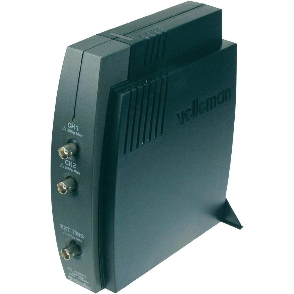 Velleman PCSU1000 USB-osciloskop, 2-kanalni osciloskop, pojasna širina 60 MHz slika