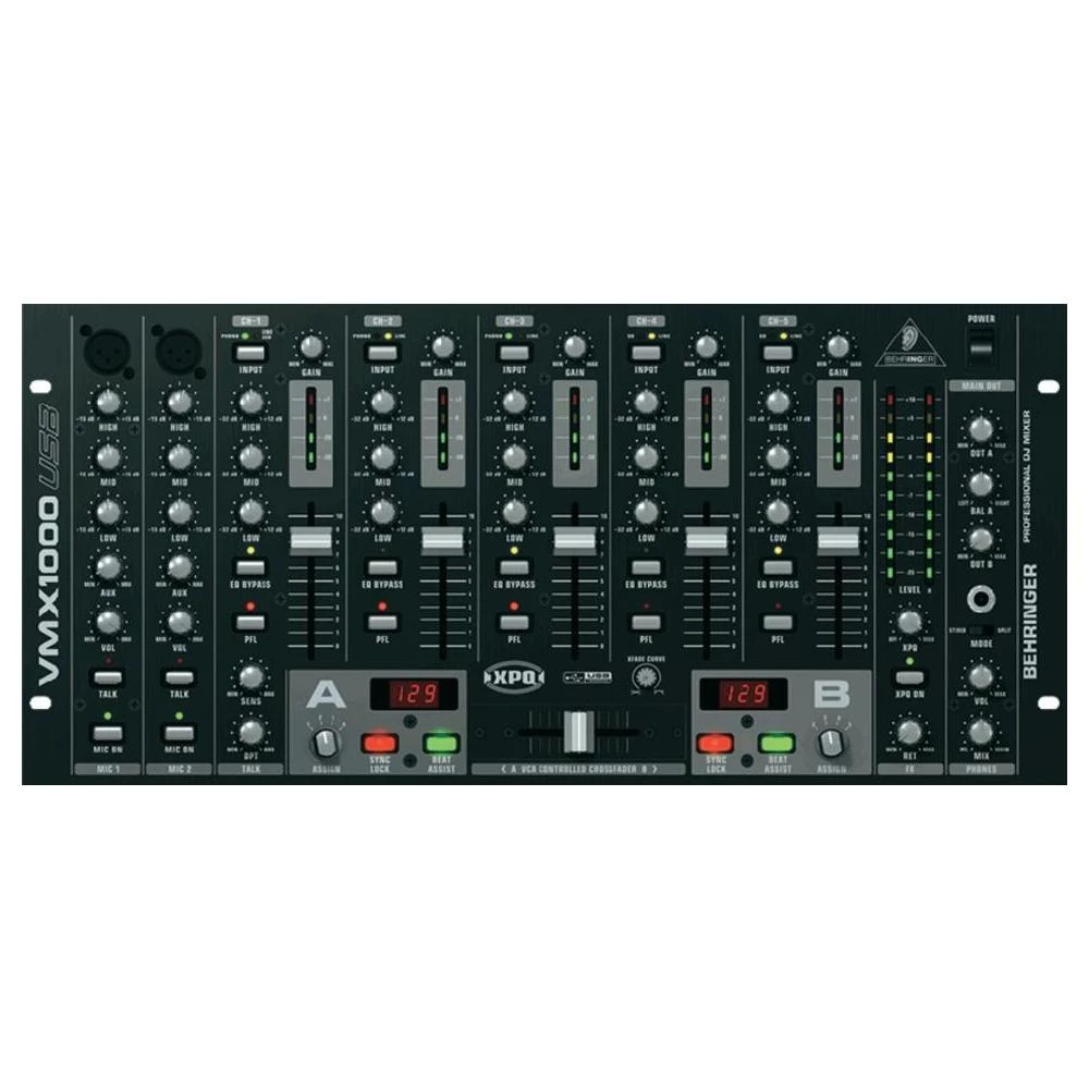 Behringer VMX1000 USB DJ-Mixer slika