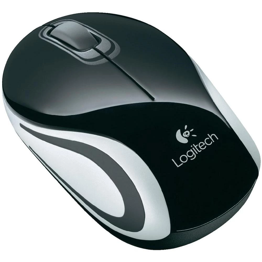 Logitech M187 mini bežični miš crni slika