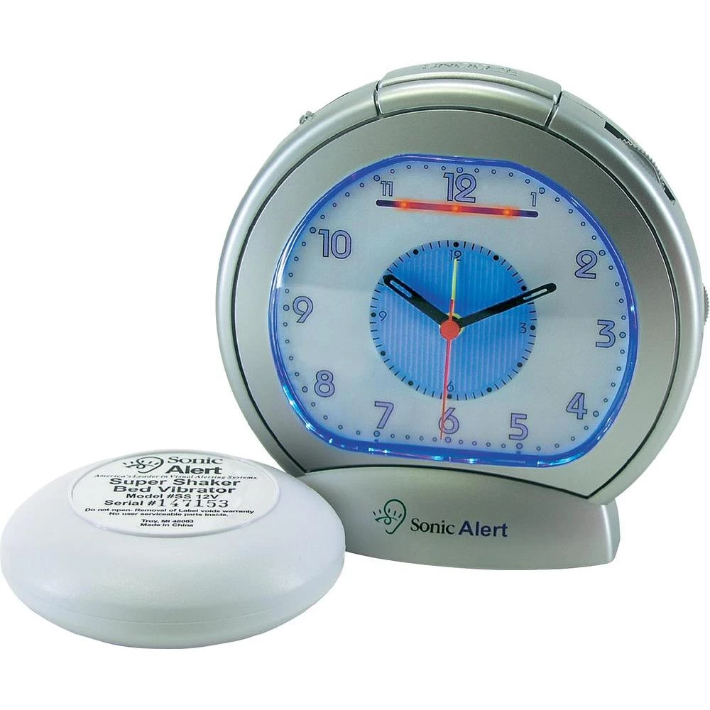 Budilica s vibriranjem Sonic Classic SBA475SS-VDE slika