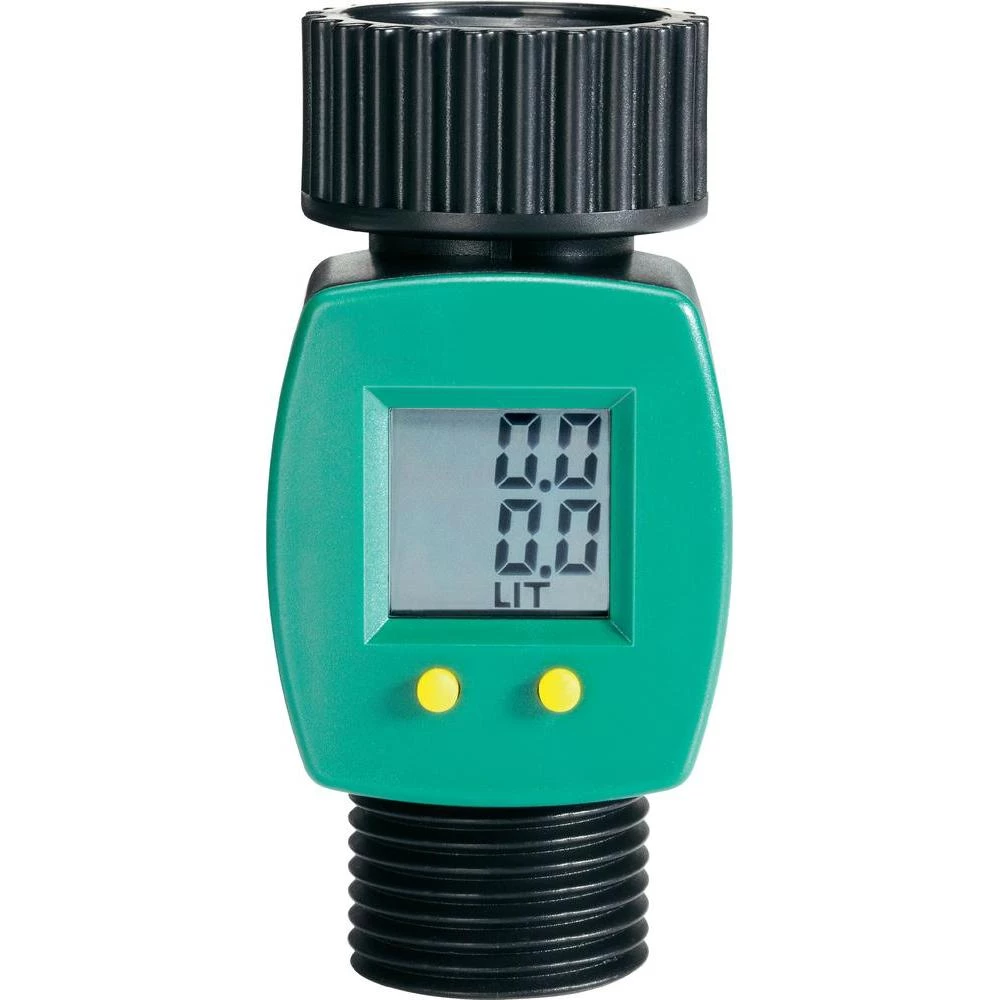 Mjerač protoka vode, zelena,crna slika