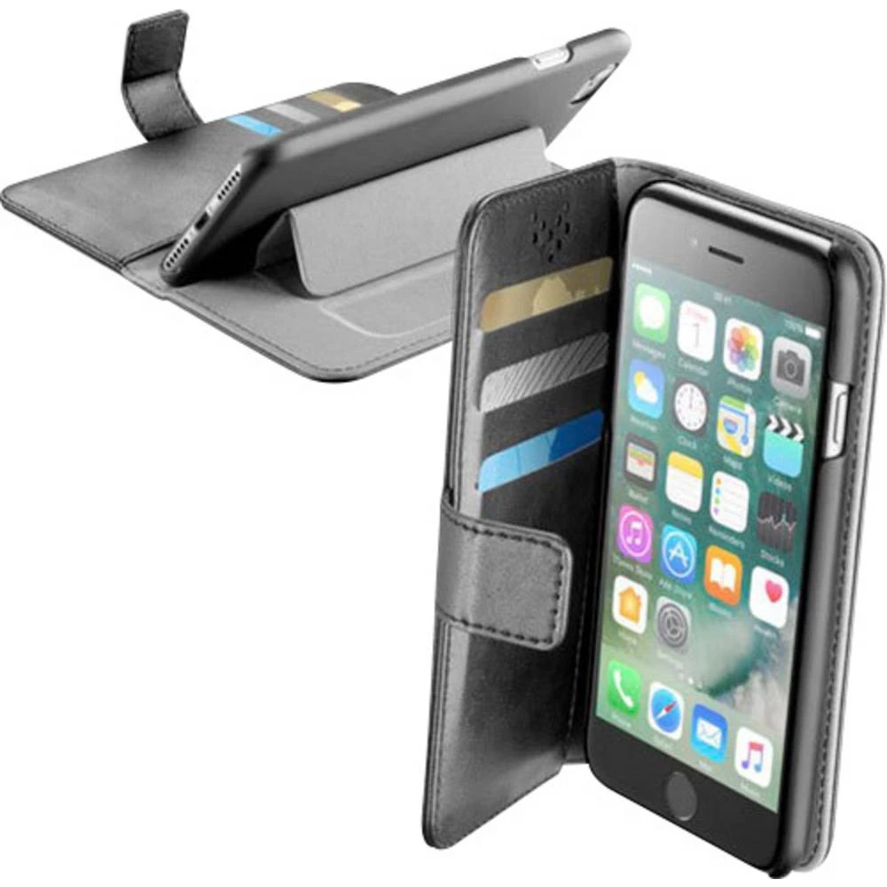 Cellularline Book Agenda Flip Case iPhone 7 Crna slika