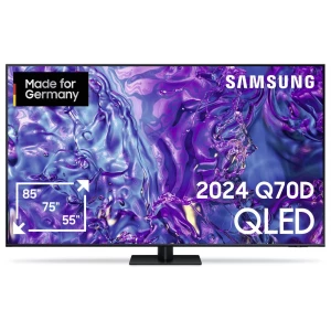 Samsung QLED 4K Q70D QLED-TV 138 cm 55 palac Energetska učinkovitost 2021 E (A - G) ci+, DVB-T2 hd, qled, Smart TV, UHD, slika