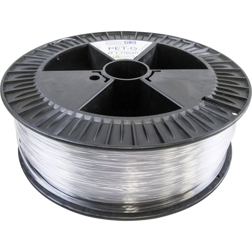 3D pisač filament German RepRap 100545 PETG 1.75 mm Prozirna 2.1 kg slika