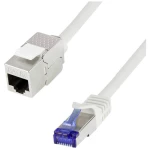 LogiLink CC5072S RJ45 mrežni kabel, Patch kabel CAT 6a S/FTP 5 m siva sa zaštitom za nosić 1 St.