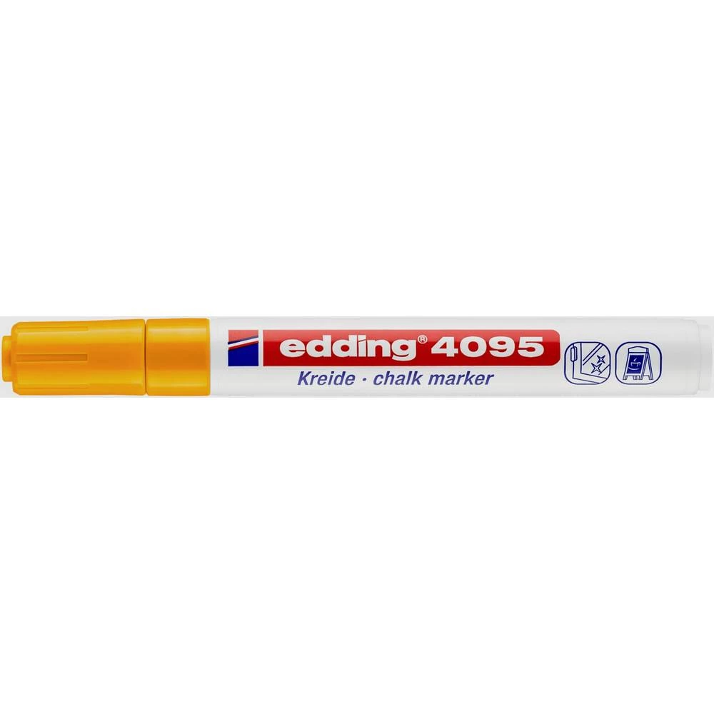 Edding 4095 4-4095066 marker kreda neonsko-narančasta 4 mm, 15 mm slika