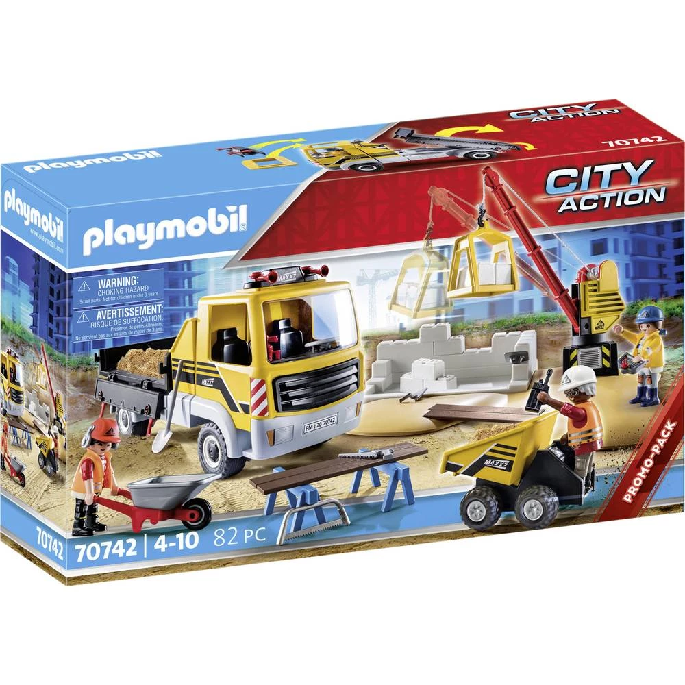 Playmobil® City Action Gradilište s kiperom 70742 slika