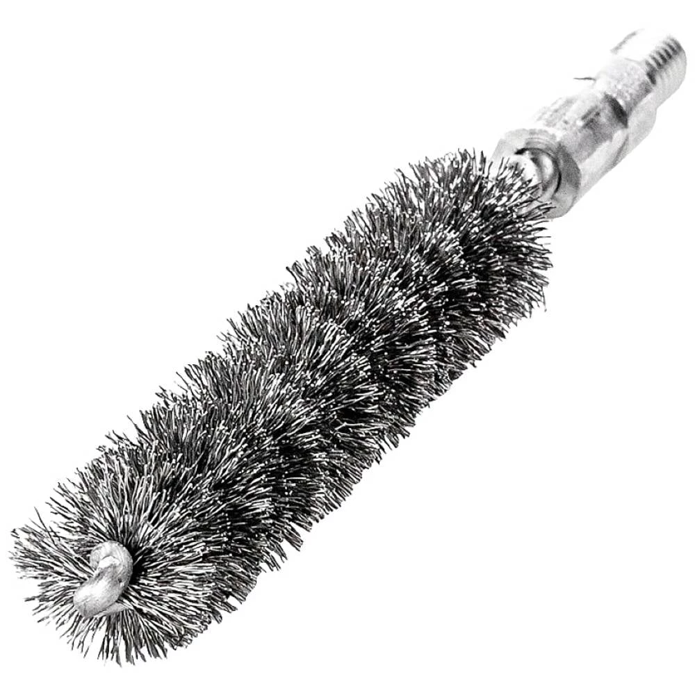 Lessmann Četka za cijevi L.115mm D.20mm čelična žica valovita ispuna L.80mm  500320 1 St. slika