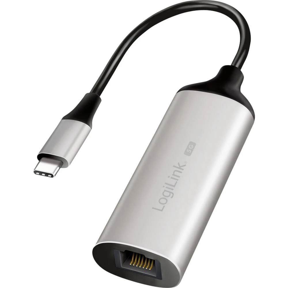 LogiLink RJ45, USB 3.0 adapter [1x USB 3.2 gen. 1 utikač C (USB 3.0) - 1x RJ45-utičnica] UA0456 15 cm slika