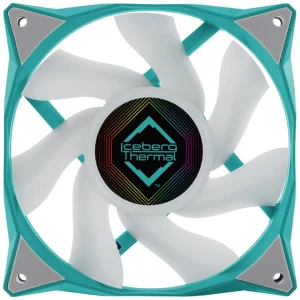 Iceberg Thermal IceGALE ARGB ventilator kućišta računala 12 cm Tirkizna 1 kom. Iceberg Thermal IceGALE ARGB ventilator za PC kućište tirkizna slika