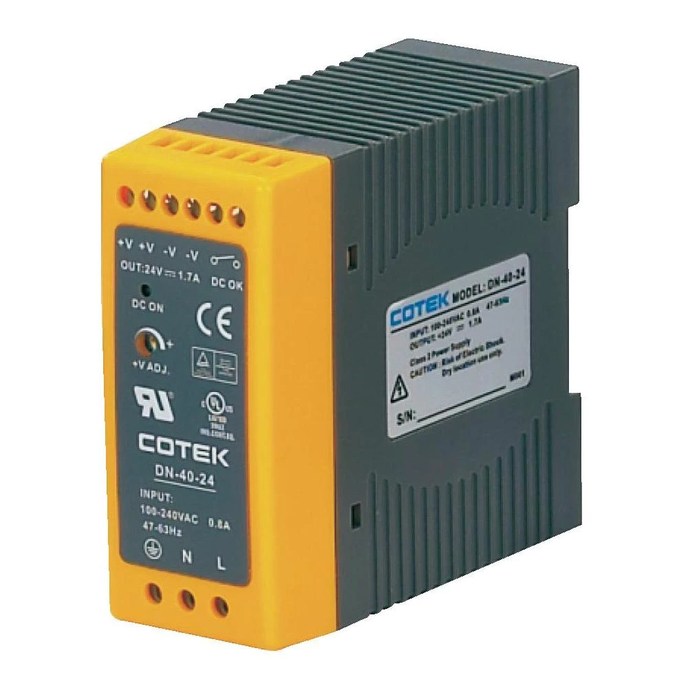 Cotek DN 40-24 Adapter napajanja za profilne šine serije slika