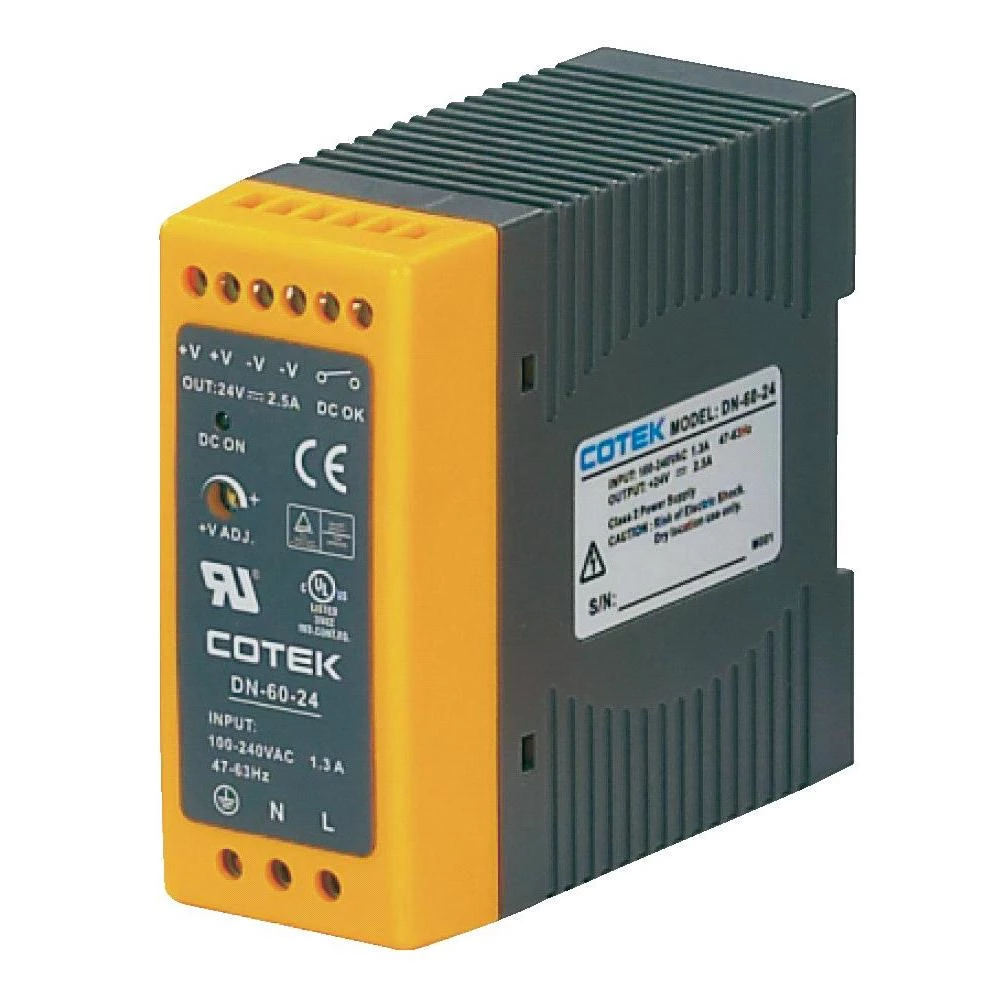 Cotek DN 60-24 Adapter napajanja za profilne šine slika