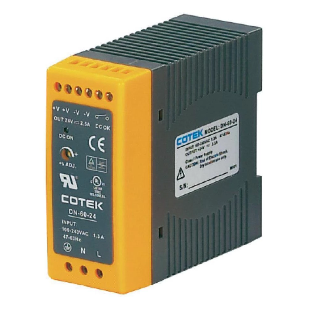 Cotek DN 60-48 Adapter napajanja za profilne šine slika