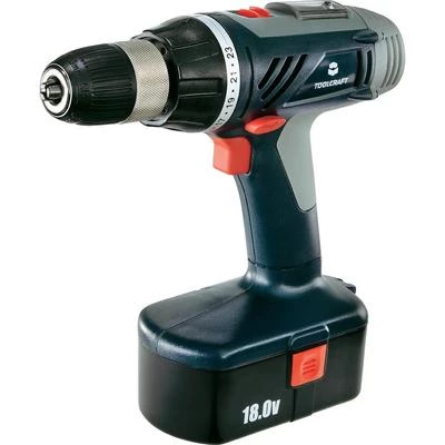 TOOLCRAFT DDU18/1,7 Akumulatorska bušilica-odvijač DD18/1,7 18 V 1.7 Ah NiCd + a slika