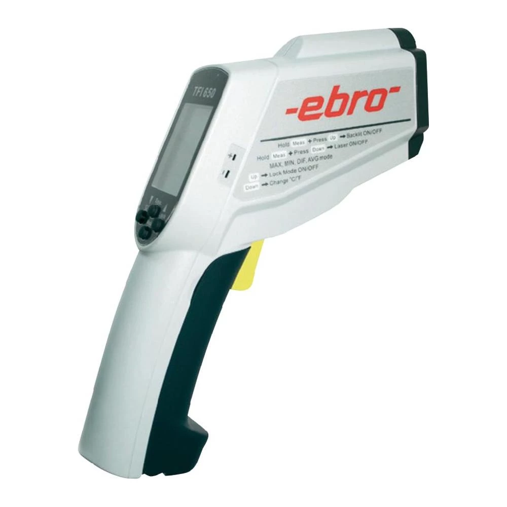 Infracrveni termometar Ebro TIX 650, optika: 50:1, temperaturni opseg: -60 do +1 slika