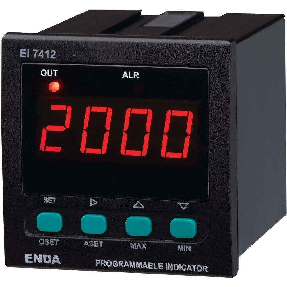 Univerzalni LED zaslon Suran Enda EI7412-230-AS12 SW, 0-20 mA/4-20 mA, 0-1 V/0-1 slika