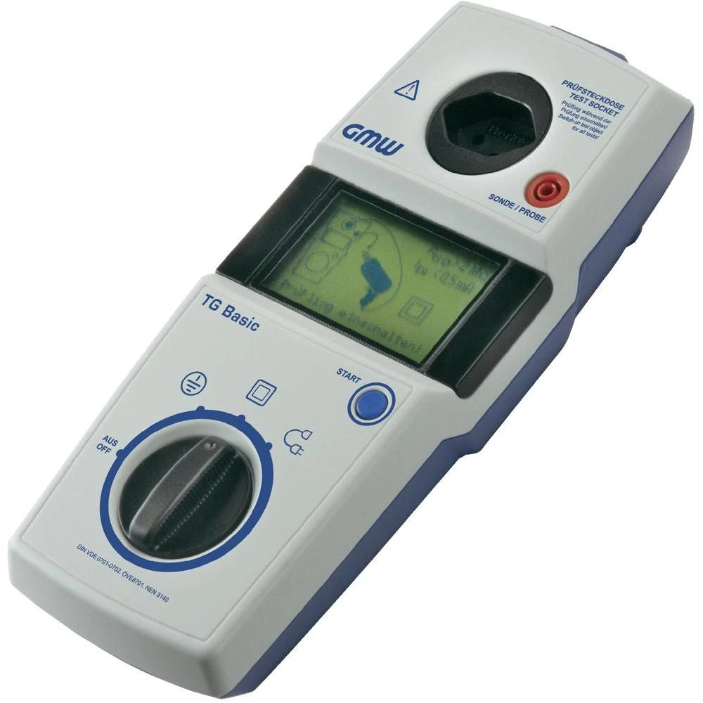 Tester GMW TG Basic CH, sukladno s VDE 63000 00100 slika