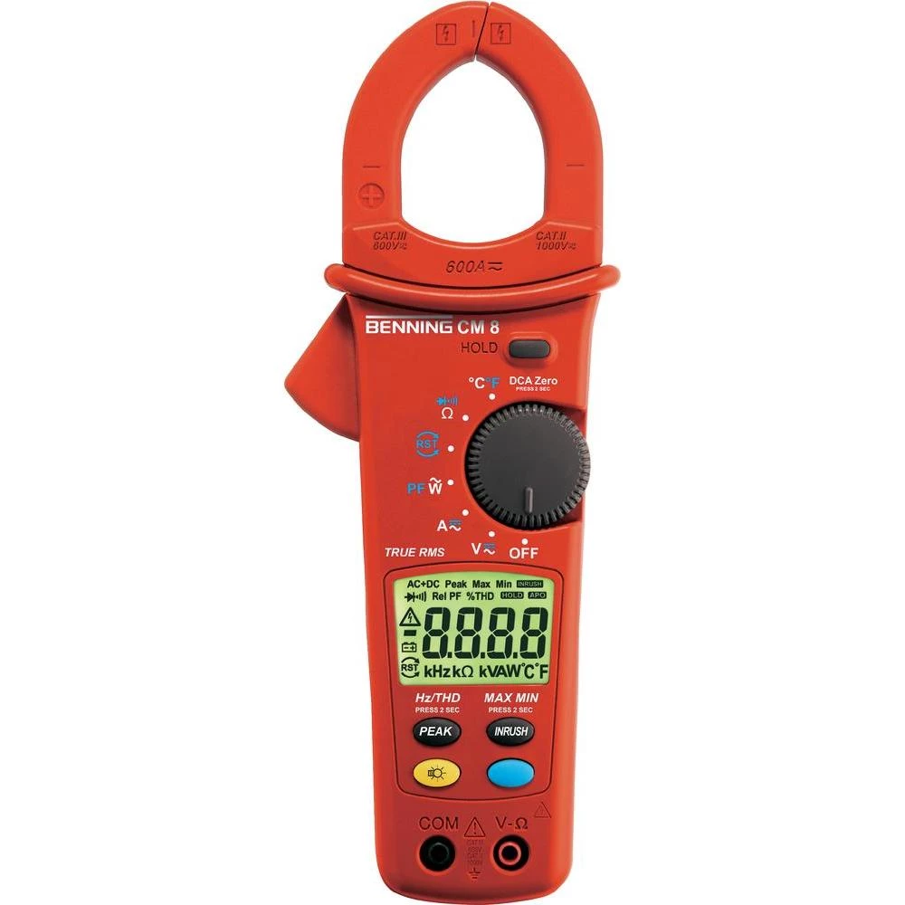 Strujna kliješta Benning CM 8, 6.000 digita, CAT III 600 V 044064 slika